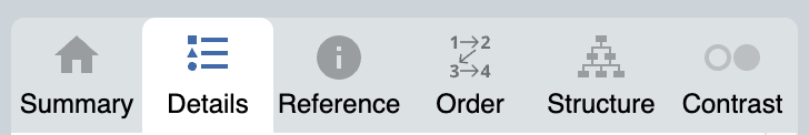 Screenshot of the Details panel in WAVE. 
